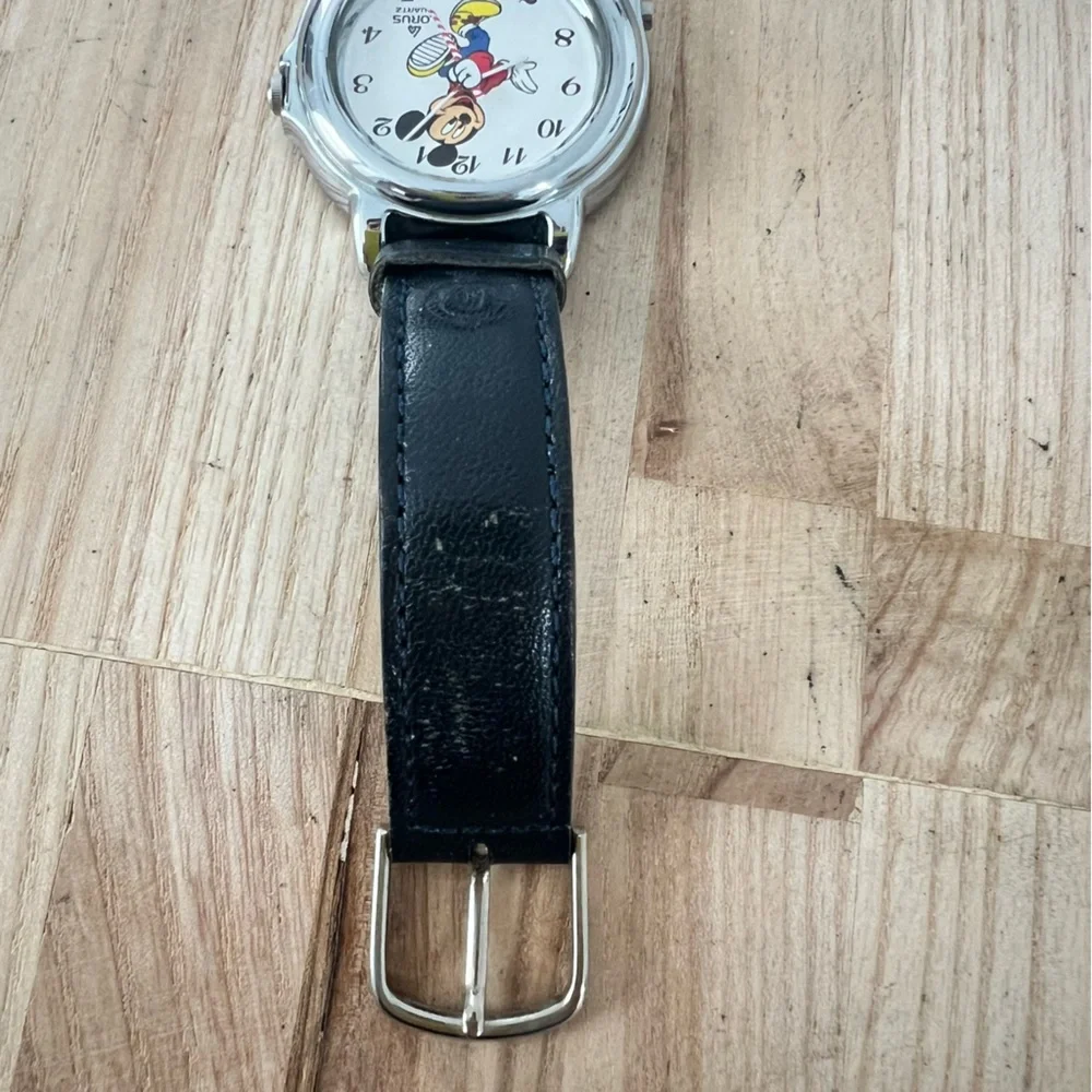 Disney musical Mickey Mouse 75th anniversary watch and tin NEW BATTERY